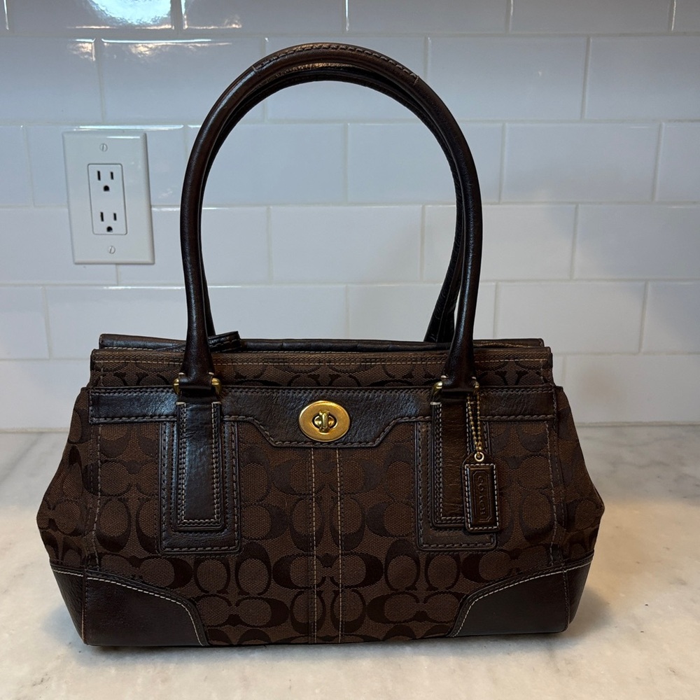 Coach Brown Satchel Bag